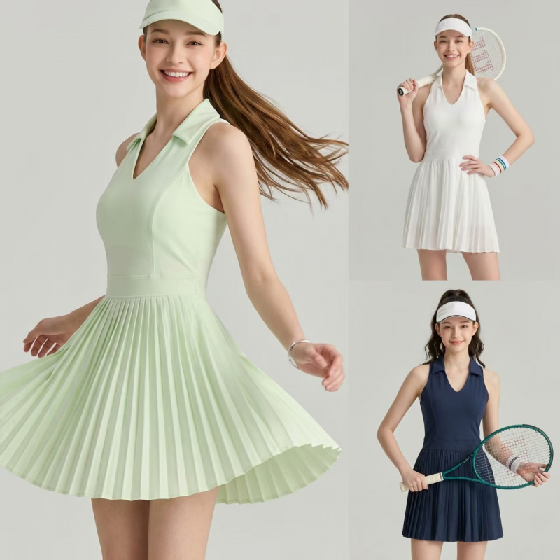 Badminton News - Robe de sport plissée Apex Active