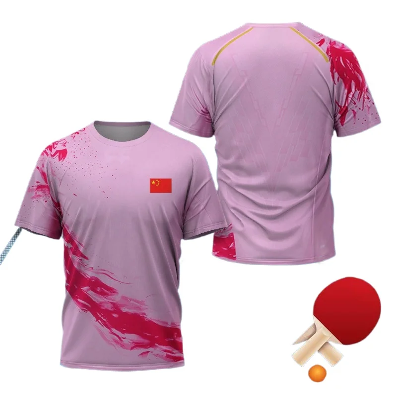 T-shirt graphique Dragon de Ch - Badminton Outfit avis et prix